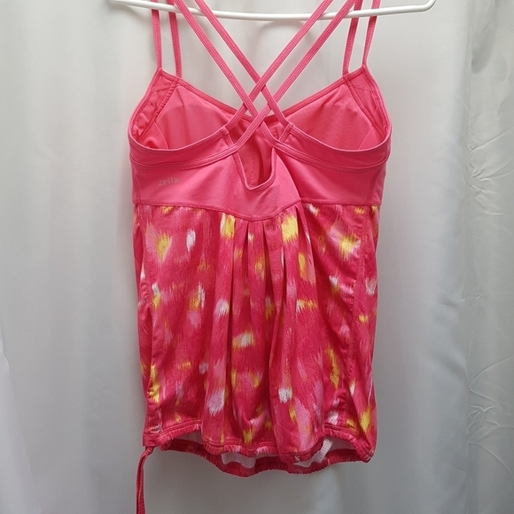 Zella ladies large top pink, drawstring bottom, size Large - Picture 4 of 7
